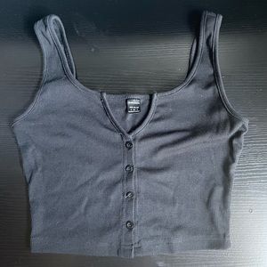 Shein button up tank top
